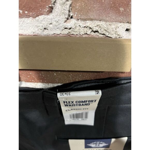 Dockers Mens Gray Dress Pants Flex Comfort Size 33 x 30 NWT - Picture 3 of 4
